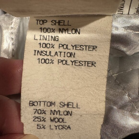 Vintage HEAD Sportswear One Piece Black and Silver Ski Suit - Size 10 Petite - Picture 14 of 16